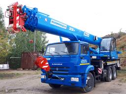 Услуги, аренда автокрана 25 тн. , стрела 21, 28, 31 м (40 м. с гуськом)