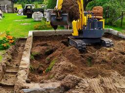 Услуги мини-экскаватора