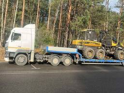 Услуги низкорамного трала. Полуприцеп Грузоподъемность 40 т