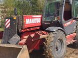 Услуги телескопического погрузчика Manitou 1233 - фото 1