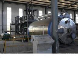 Установка пиролизная для утилизации шин, полимерных отходов, нефтешламов и др.