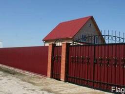 Установка заборов, изготовление калиток, ворот.