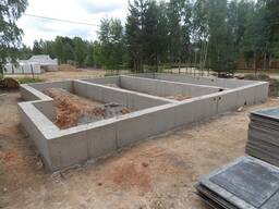 Устройство фундаментов железо-бетонных по всей РБ