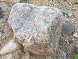 Валунный камень фр.70-100 см, цв. серый, коричневый, красный - фото 3