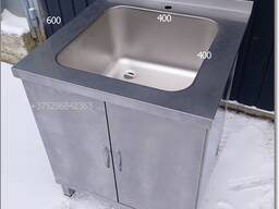 Ванна моечная, тумба, из нерж стали ( различные размеры)