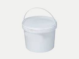 Ведро пищевое и эмульсионное 3-5-10-15-18.5 л (прозрачное, белое с крышкой)