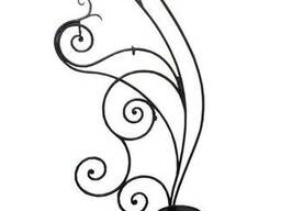 Вешалка кованая с полочкой ВШ11