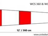 Ветроуказатель ВКС360/PRO: Сменный ветровой конус износостойкий размером 90х360 см