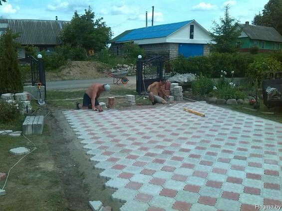 Укладка тротуарной плитки в Витебске. Благоустройство! — Оказание ...