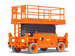 Внедорожный самоходный ножничный дизельный подъемник 4WD И 2WS JCPT1823RTL