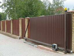 Откатные ворота. Зашивка под заказ