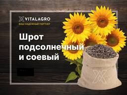 Выгрузка вагонов, хранение и загрузка в автотранспорт (шрот подсолнечный, соевый)
