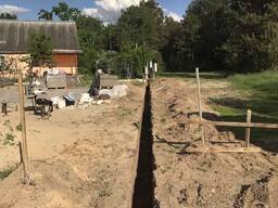 Выкопать фундамент