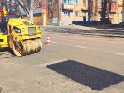 Ямочный ремонт асфальта