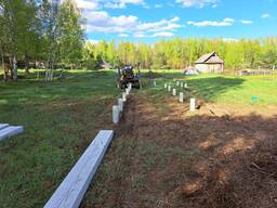 Забивка жб свай под фундамент дома Гомель