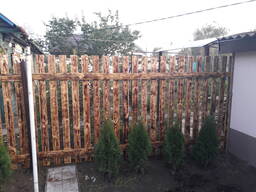 Забор деревянный