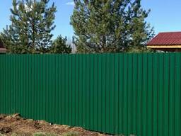 Забор из профнастила (металлический).