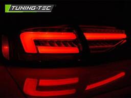 Задние фонари для Audi A4 B8 седан (12-15) темные с динамическими указателями. ..