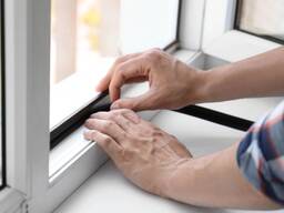 Замене уплотнителей на окнах ПВХ