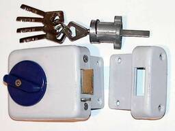 Замок накладной с дисковым механизмом с засовом-защелкой ЗН2Д/ОАОДГЭМЗ, РБ