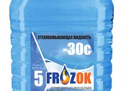 Жидкость для стеклоомывателя Frozok - 30(желтая кр), 5л.